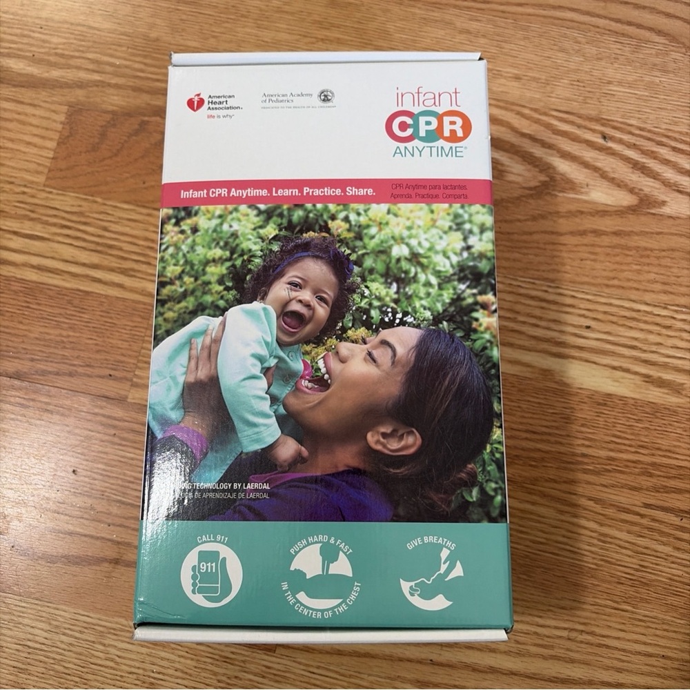 Infant CPR Anytime Kit - complete set open box